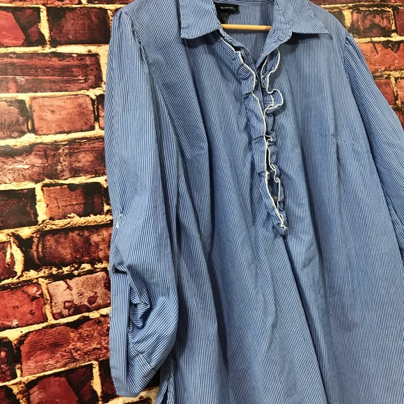 Lane Bryant 16 18 pop over tunic blouse shirt top - Picture 6 of 8